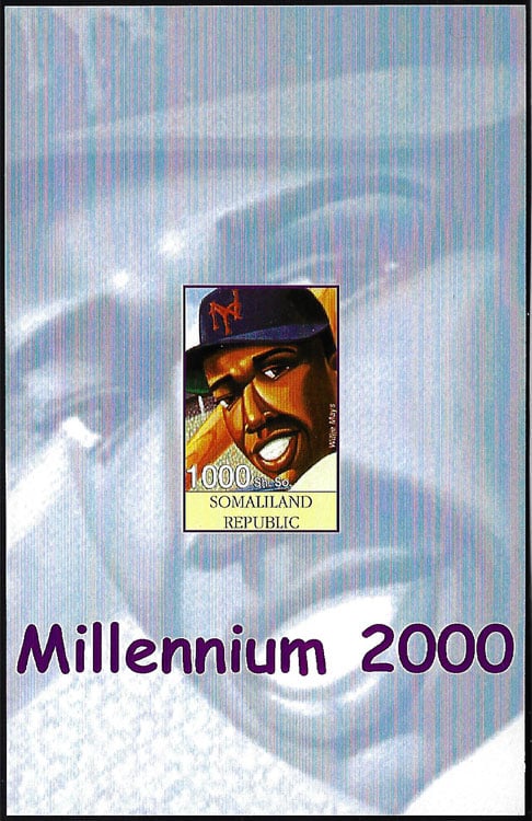 2001 Somaliland – Millennium 2000 with Willie Mays