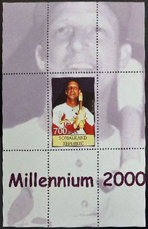 2001 Somaliland – Millennium 2000 with Stan Musial