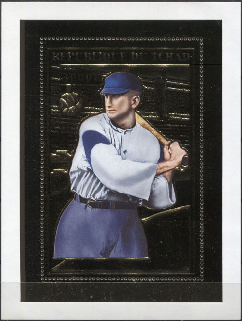 2002 Chad – Baseball player - gold