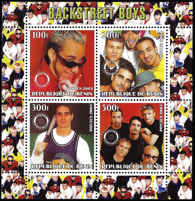 2003 Benin – Rotary International – Backstreet Boys SS with Kevin Richardson