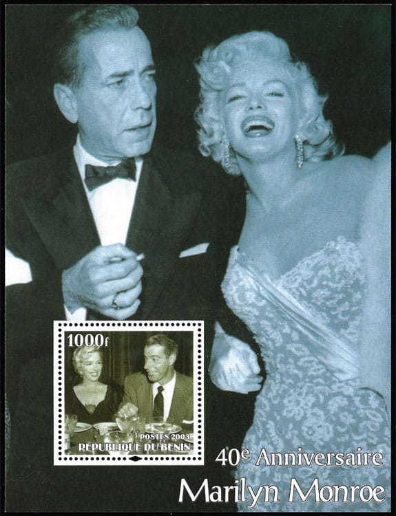 2003 Benin – 40th Anniversary of Marilyn Monroe with Joe Dimaggio