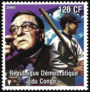 2003 Congo – Famous People with Branch Rickey
