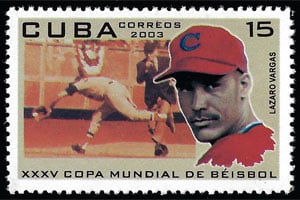 2003 Cuba – 35th World Championship of Baseball – 15¢ with Lazaro Vargas