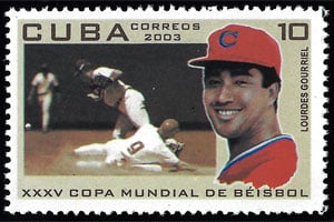 2003 Cuba – 35th World Championship of Baseball – 10¢ with Lourdes Gourriel