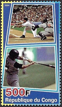 2004 Congo – Olympic Games in Athens, baseball (2 values)