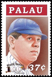 2004 Palau – Babe Ruth – 37¢ (red)
