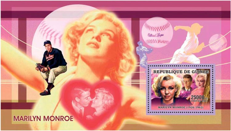 2006 Guinea – Marilyn Monroe with Joe Dimaggio