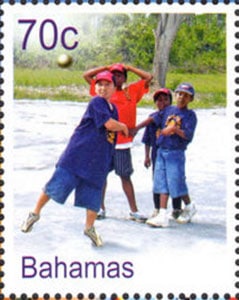 2007 Bahamas – One World One Promise, scouts playing baseball