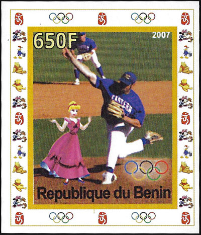 2007 Benin – Olympics in Beijing, Disney - Cinderella, pitcher (1 value)