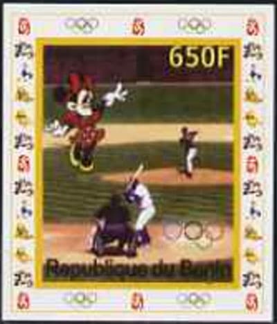 2007 Benin – Olympics in Beijing, Disney - Minnie Mouse (1 value)