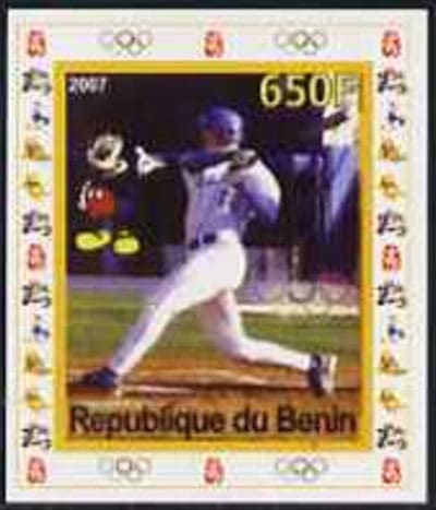2007 Benin – Olympics in Beijing, Disney - Mickey Mouse (1 value)