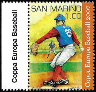 2007 San Marino – European Baseball Championships, pitcher – 1.00