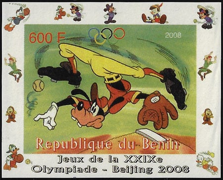 2008 Benin – Olympics in Beijing - Goofy pitching