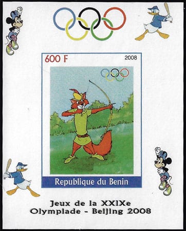 2008 Benin – Olympics in Beijing - Robinhood archery, Donald batting in margins