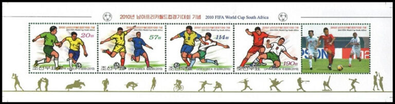 2010 North Korea – FIFA World Cup South Africa with baseball pictogram