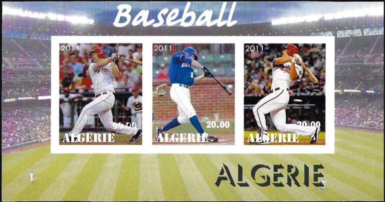 2011 Algeria – Baseball, 3 x 20.00
