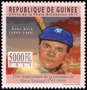 2011 Guinea – Madame Tussaud International with Babe Ruth