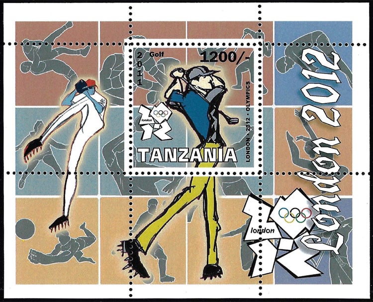 2011 Tanzania – London 2012 SS, pitcher in margin