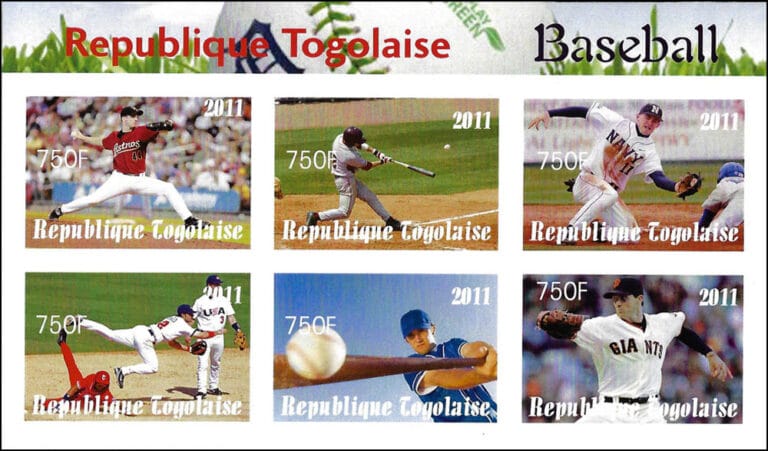 2011 Togo – Baseball, 750F (6 values)