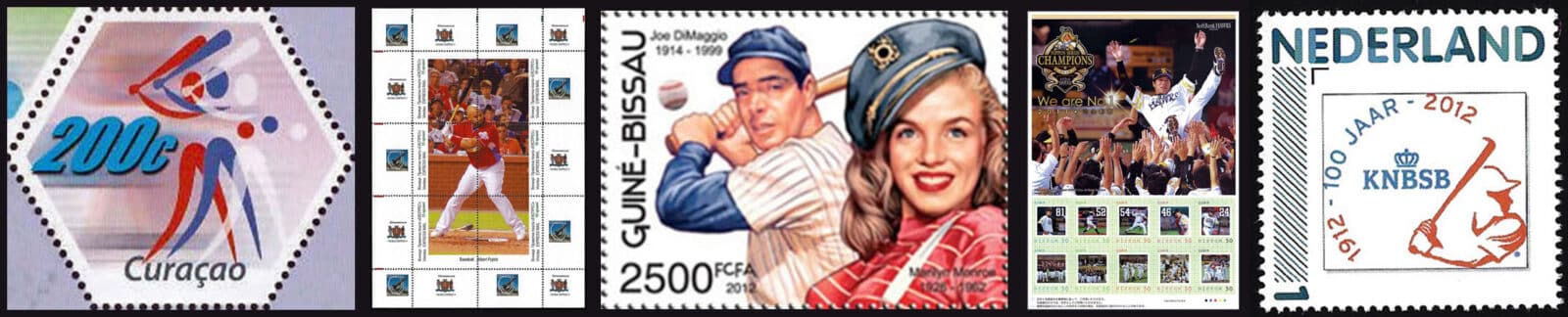 2012 Baseball Postage Stamps header