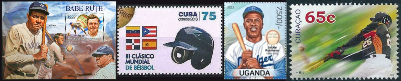 2013 Baseball Postage Stamps header