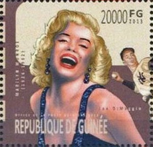 2013 Guinea – Marilyn Monroe – Arts, Music and Cinema with Joe Dimaggio