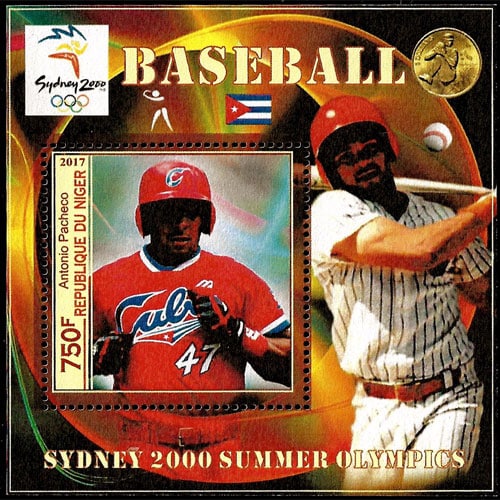 2017 Niger – Baseball – Sydney 2000 Summer Olympics SS (1 value) with Antonio Pacheco