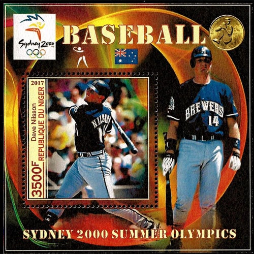 2017 Niger – Baseball – Sydney 2000 Summer Olympics (1 value) with Dave Nilsson