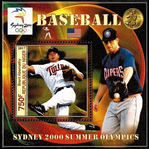 2017 Niger – Baseball – Sydney 2000 Summer Olympics SS (1 value) with Brent Abernathy