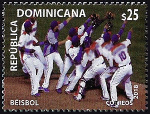 2018 Dominicana – Central American and Caribbean Sports Games, baseball team celebration