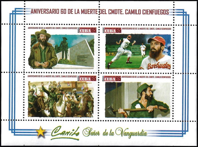 2019 Cuba – 60th Anniversary of the Death if Camilo Cienfuegos SS