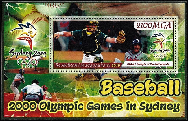 2019 Madagascar – Baseball – 2000 Olympic Games in Sydney (1 value)2019 Madagascar – Baseball – 2000 Olympic Games in Sydney (1 value) with Rikkert Faneyte