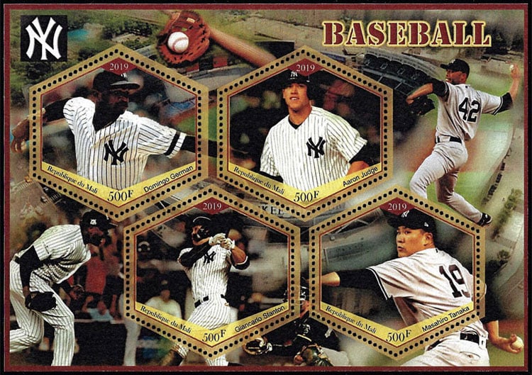 2019 Mali – Baseball – New York Yankees with Domingo German, Aaron Judge, Giancarlo Stanton, Masahiro Tanaka