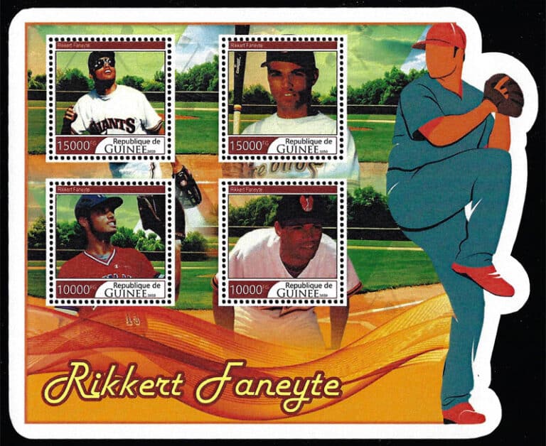 2020 Guinea – Baseball featuring Rikkert Faneyte (4 values)