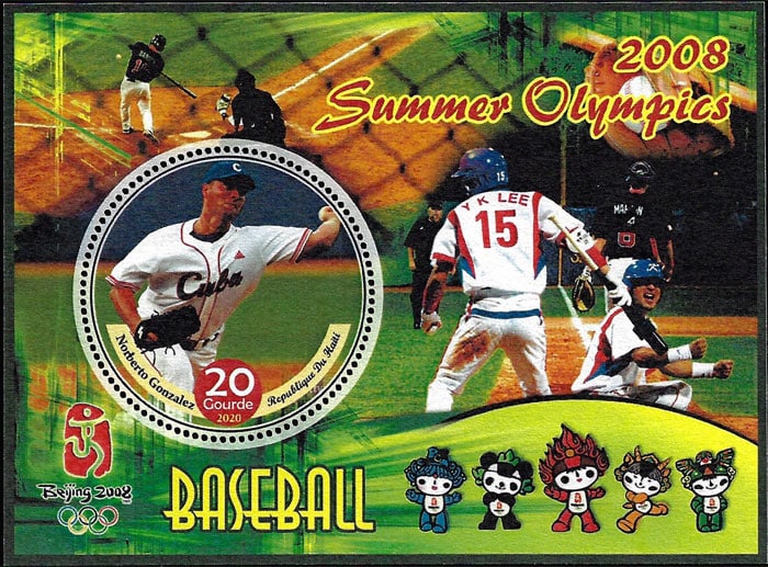 2020 Haiti – Baseball – 2008 Summer Olympics (1 value) with Norberto González
