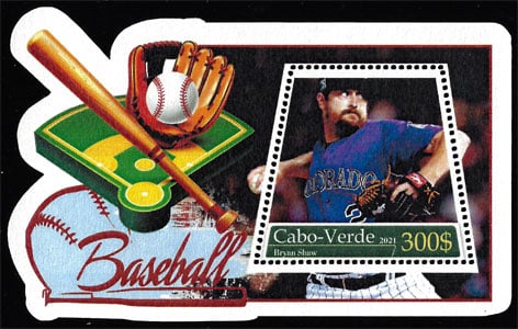 2021 Cape Verde – Baseball (1 value) with Bryan Shaw