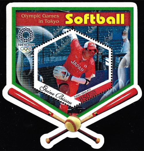 2021 Guinea Bissau – Olympic Games in Tokyo – Softball (1 value) with Yukiko Ueno