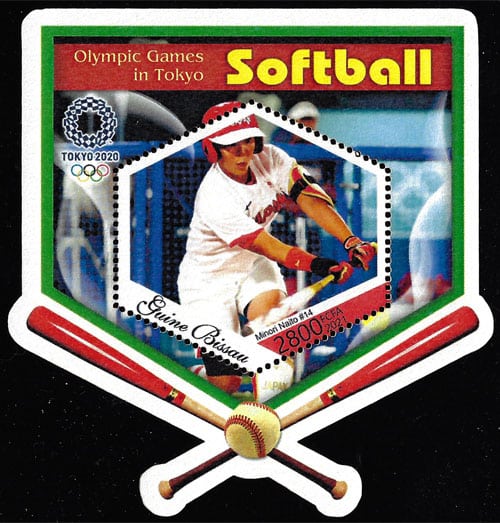 2021 Guinea Bissau – Olympic Games in Tokyo – Softball (1 value) with Minori Naito