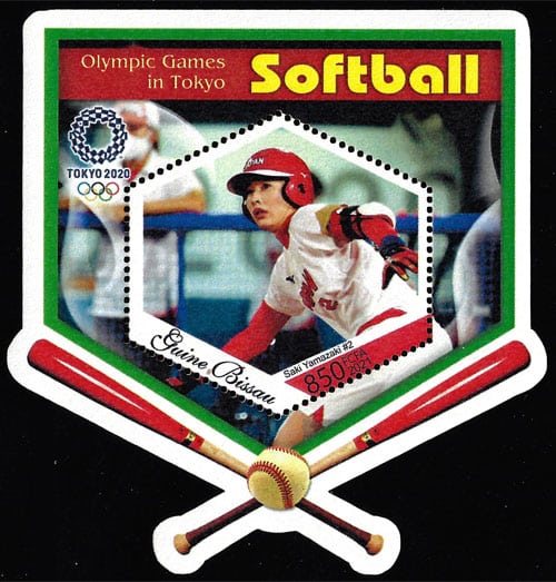 2021 Guinea Bissau – Olympic Games in Tokyo – Softball (1 value) with Saki Yamazaki