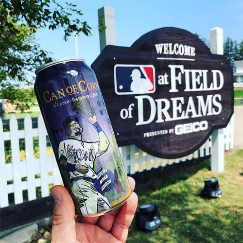 Broken Bat Brewing – Can of Corn Ale at Field of Dreams