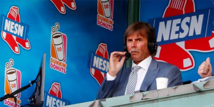 Dennis Eckersley for the Red Sox on NESN