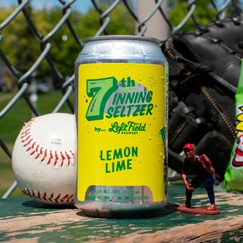 Left Field Brewery – 7th Inning Seltzer, Lemon Lime