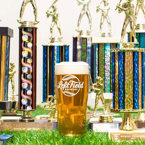 Left Field Brewery – Outstanding trophy collection