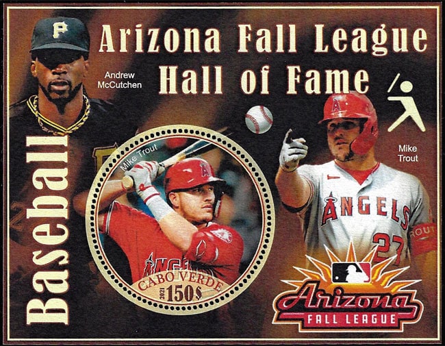 2021 Cabo – Arizona Fall League Hall of Fame (1 value) with Mike Trout
