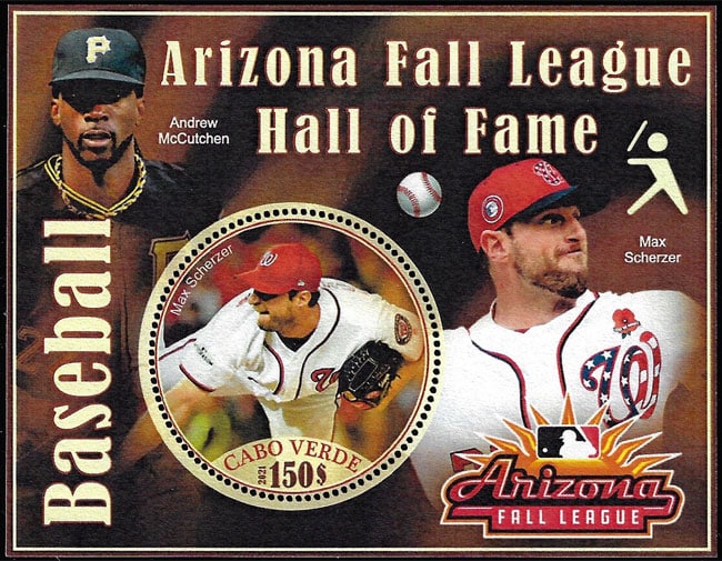 2021 Cabo – Arizona Fall League Hall of Fame (1 value) with Max Scherzer