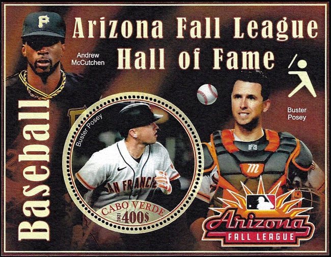 2021 Cabo – Arizona Fall League Hall of Fame (1 value) with Buster Posey