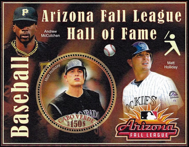 2021 Cabo – Arizona Fall League Hall of Fame (1 value) with Matt Holliday