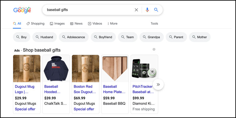 Dugout Mugs – Google Ads