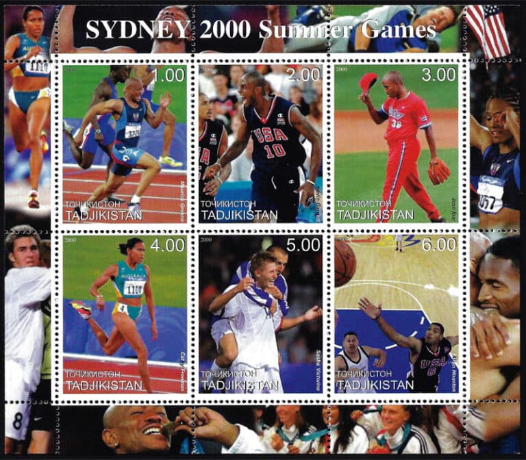 2000 Tadjikistan – Sydney 2000 Summer Games with Jose Ibar (6 values)