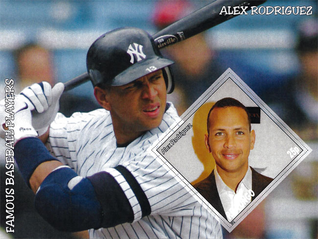 2011 P.R. Tongo – Famous Baseball Players, Alex Rodriguez